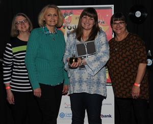 Kathy McCall won a Golden Apple Award 